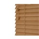 image 1 of 195cm Caramel Oak Wooden Venetian Blinds With Strings (130cm drop) | Brown | Brown