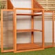 image 5 of Samuel Alexander Wooden Mini Greenhouse Cold Frame - Small Greenhouse H120 x W69 x D49cm