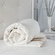 image 2 of Luxury 13.5 Tog Goose Feather And Down Duvet 100% Cotton Cover Single White