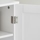 image 10 of SoBuy Under Sink Bathroom Cabinet with 2 Doors and Adjustable Shelf, White, 23.6x11.8x23.6 inches, 9.7 kg - BZR18-II-W