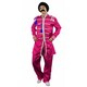image 2 of Adults Pink Sergeant Pepper Costume – 60s Fancy Dress Outfit Pink | S