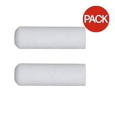 Harris Ultimate Woodwork Stain & Varnish Roller Sleeves (Pack of 2) - White - 4in