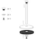 image 2 of Interiors by Premier Stable White Toilet Roll Holder, Elegant Design Toilet Holder, Sturdy Toilet Roll Holder With White Base