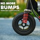 image 5 of HOMCOM Folding Ride on Powered Scooter w/ Warning Bell for Age 6-14 Years, Red