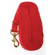 image 2 of Kincade Cotton Lunge Rein - Red - 8m