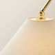 image 5 of ValueLights Layla Brushed Gold Adjustable Floor Lamp and Bulb