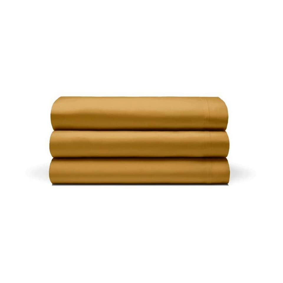Belledorm Egyptian Cotton Flat Sheet - Ochre - Single