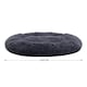 image 4 of Living and Home Calming Round Donut Plush Dog Cuddler Bed | Grey | Dark Grey