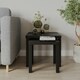 image 9 of Set of 2 Square Wooden Nesting Coffee Side Tables White | 0