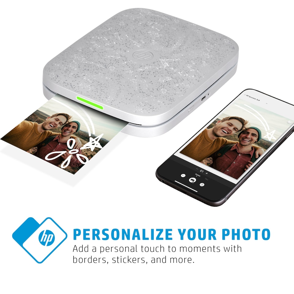 image 1 of HP Sprocket 3x4 Photo Printer