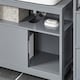 image 10 of SoBuy FRG128-SG,Under Sink Bathroom Cabinet with Double Sliding Doors | Grey | Grey | 1
