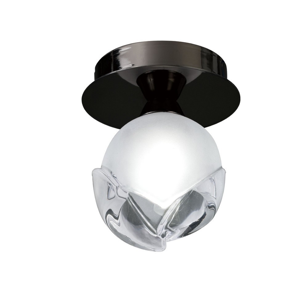 Netlighting Fragma Ceiling 1 Light G9 Black Chrome