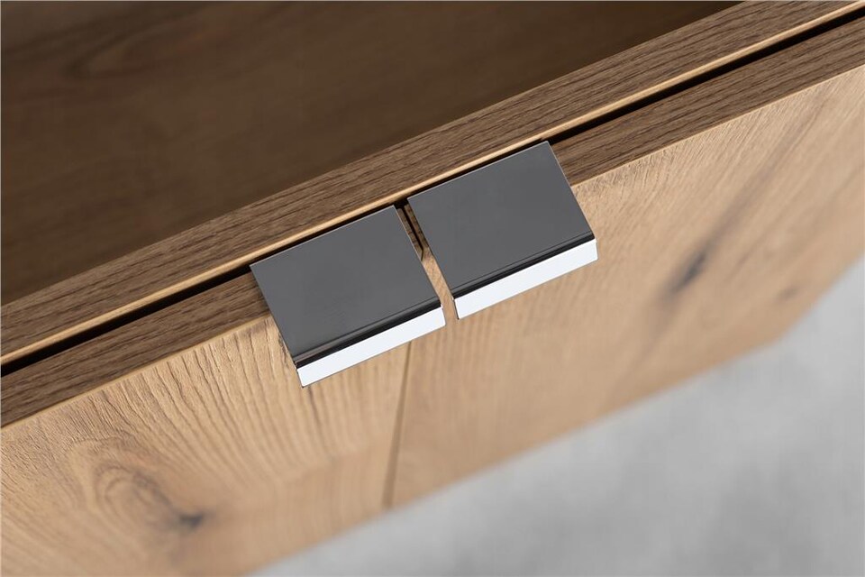 image 1 of Bathroom Vanity Unit Cabinet Wall Hung 600mm Worktop Oak Storage Sink Unit Nova