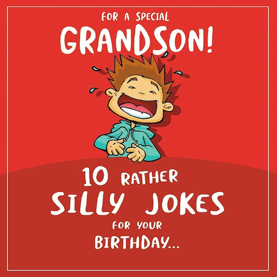 Grandson Birthday Card, Funny Grandson Birthday Card, Happy Birthday Card Grandson, Jokes, Grandson, Greetings Card