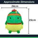 image 2 of Cactus Native American Soft Toy Cute Plushie Huggable Cuddly 25cm Green
