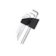 image 2 of SupaTool Long Arm Ball End Hex Key Set (10 Pieces) - Satin - 14 x 33.5 x 4cm