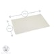 image 3 of Nicola Spring Ribbed Cotton Placemats - 48 x 33cm - Natural - Pack of 6 | Cream | Cream