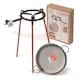 image 2 of Vaello Carbon Steel Pan 38cm Single Gas Ring Set of 3 Legs