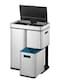 image 2 of Mirage Plus Recycling Sensor Bin 30L+15L+15L | Silver | Stainless Steel | 60L