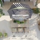 image 6 of Outsunny 3-Tier Garden Parasol w/ Solar LED Lights, Tilt, Crank Handle 