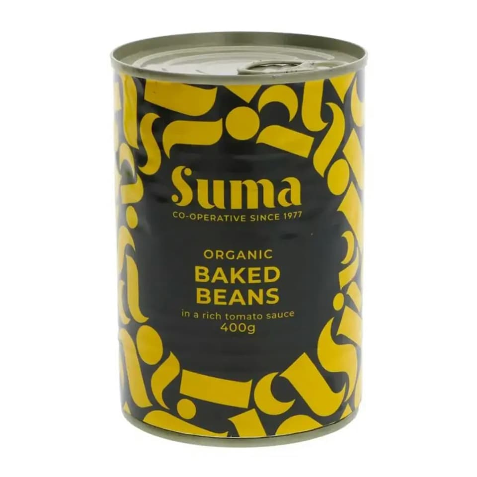 Organic Baked Beans 400g (Suma)