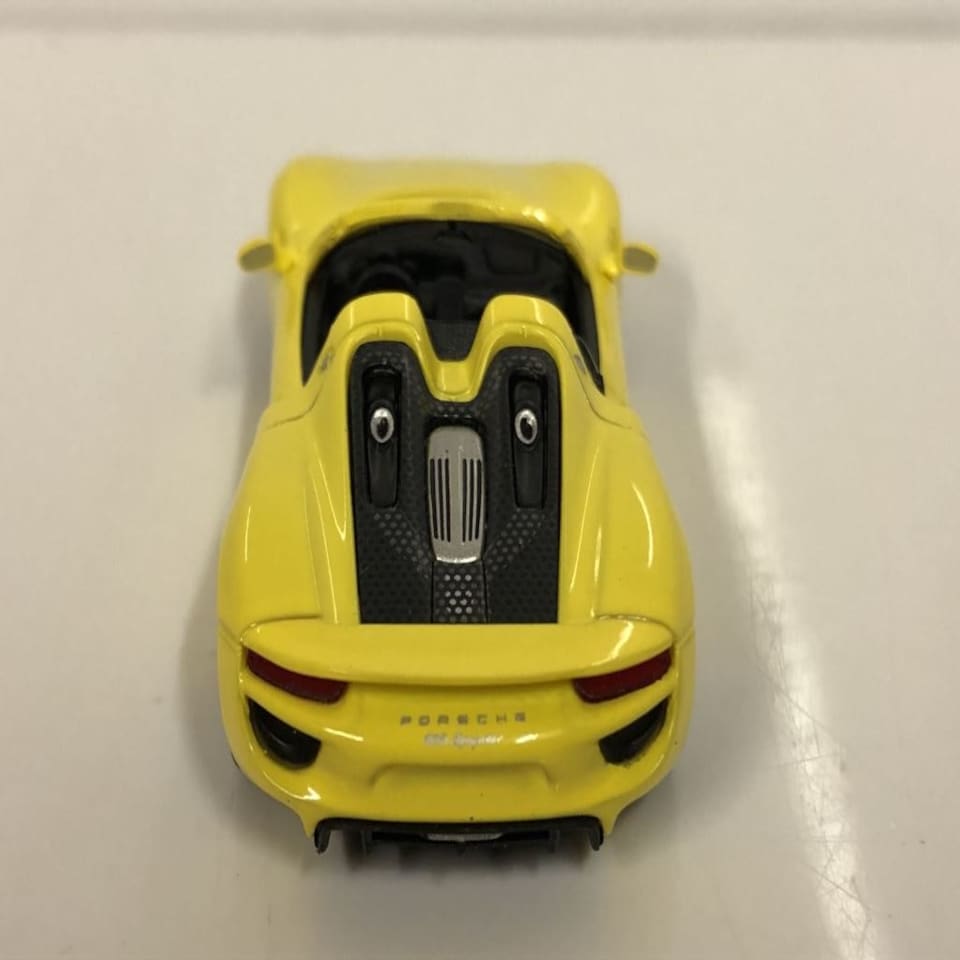 image 1 of Minichamps 870062131 Porsche 918 Spyder 2013 Yellow 1:87 Scale