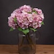 image 2 of Shabby Single Hydrangea Artificial Flower - Plastic - L30 x W30 x H50 cm - Pink