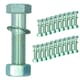 image 1 of M16 (16mm) x 65mm High Tensile Tow Bar Ball Fixing Bolts Washers + Nuts 20 Pack