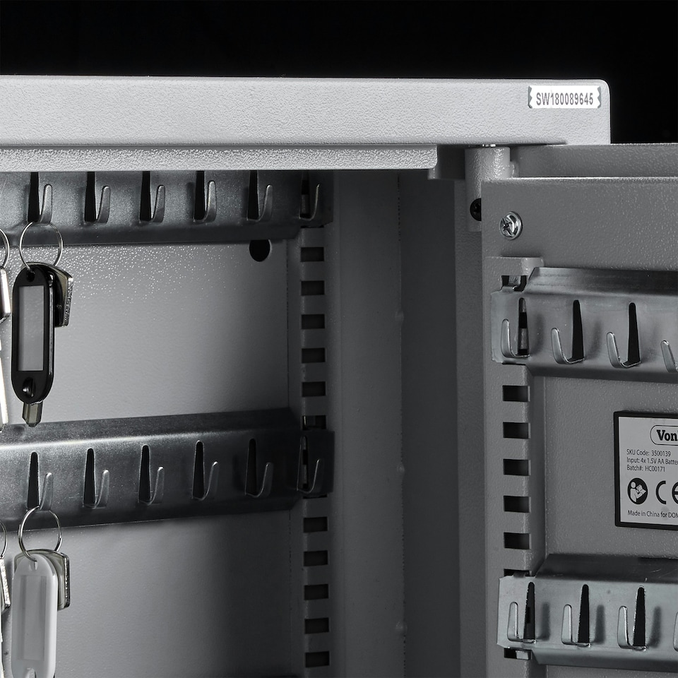 image 1 of VonHaus 71 Key Wall Mounted Digital Safe with Keypad Access