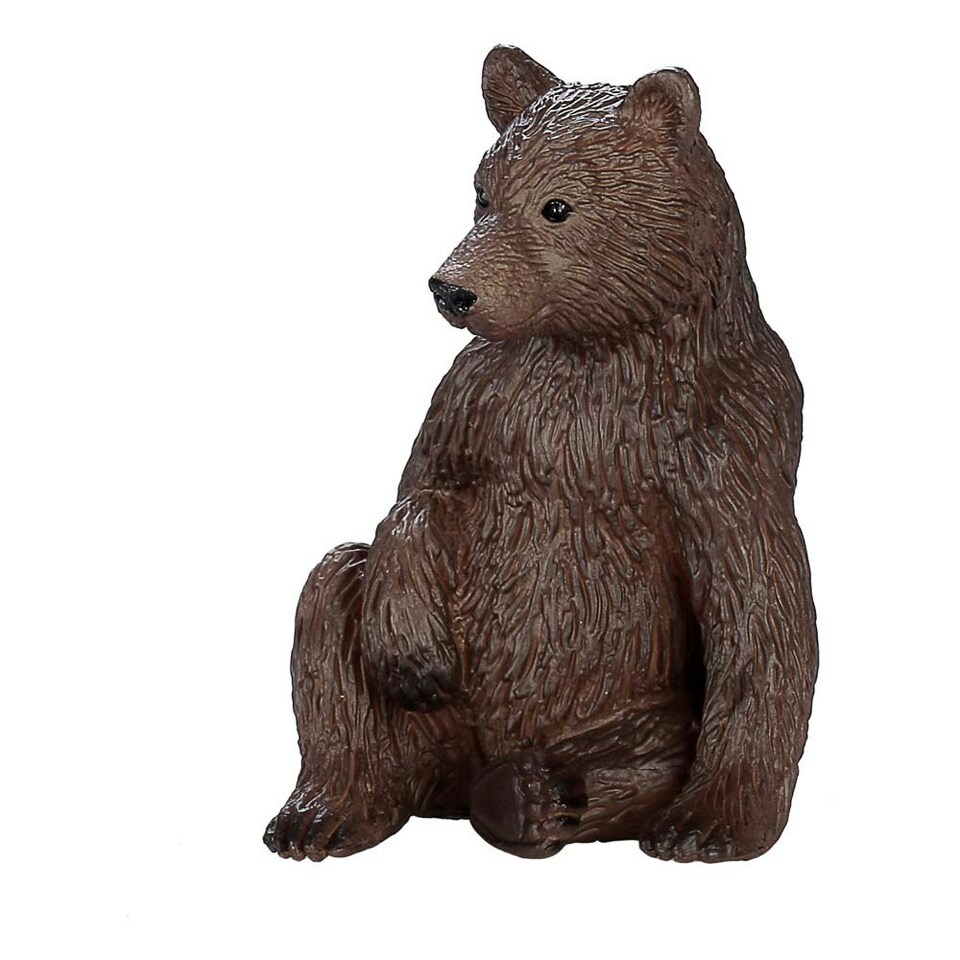 image 1 of MOJO Wildlife & Woodland Grizzly Bear Cub Toy Figure (387217)