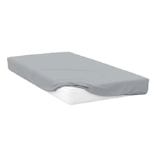 Belledorm 200 Thread Count Cotton Percale Ultra Deep Fitted Sheet - Cloud - Superking