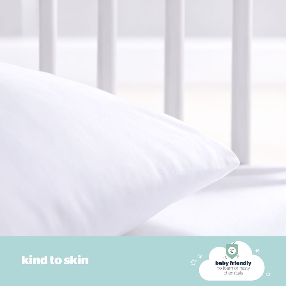 image 1 of Silentnight Safe Nights Anti Allergy Cot Bed Pillow - 2 Pack