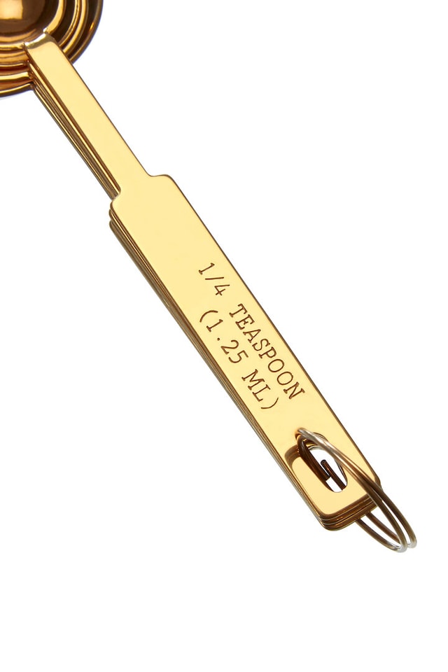 image 1 of Alchemist Gold Finish Measuring Spoons