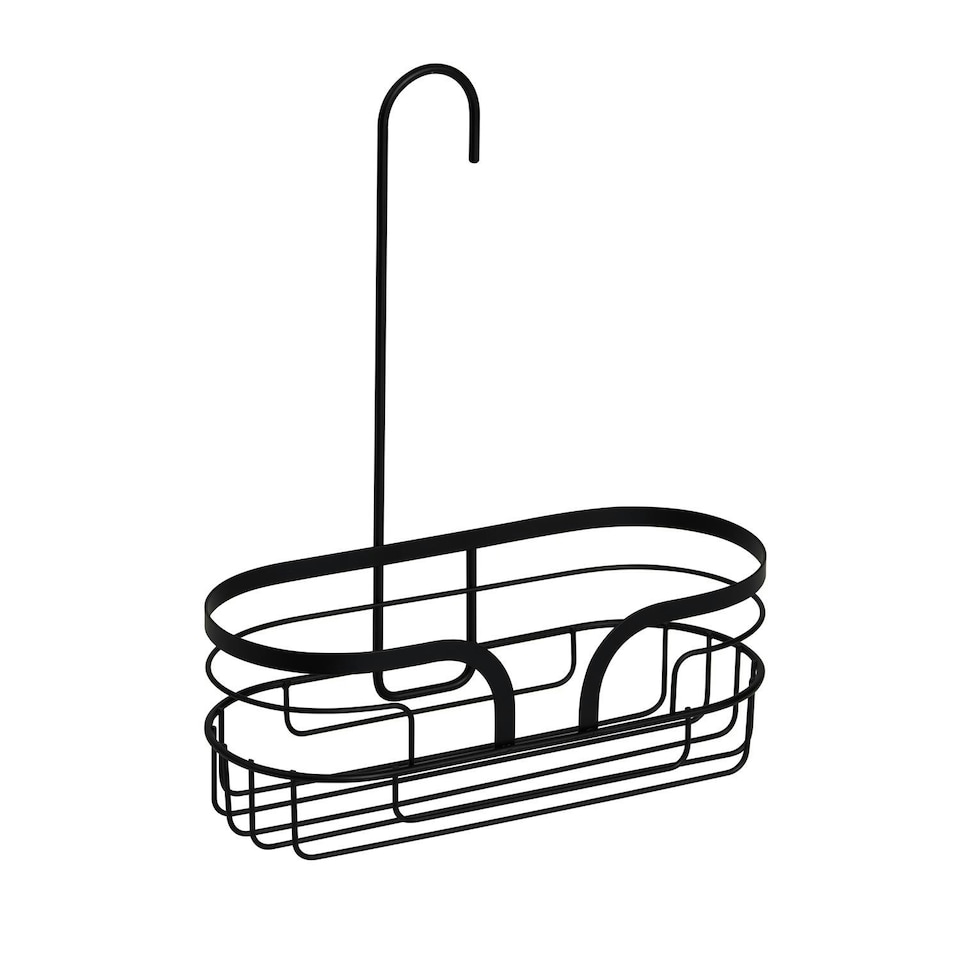 Showerdrape Dante Black Mini Shower Caddy