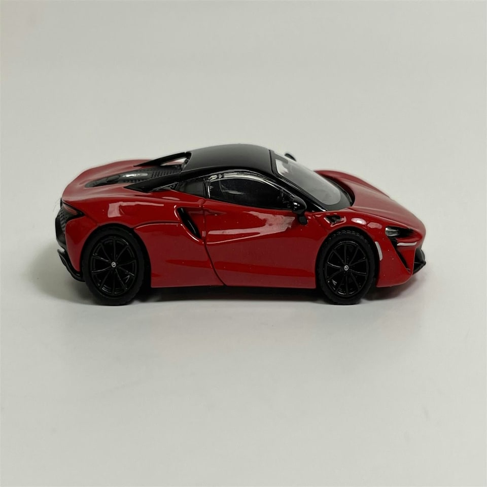 image 1 of McLaren Artura Vermillion Red RHD 1:64 Scale Mini GT MGT00532R