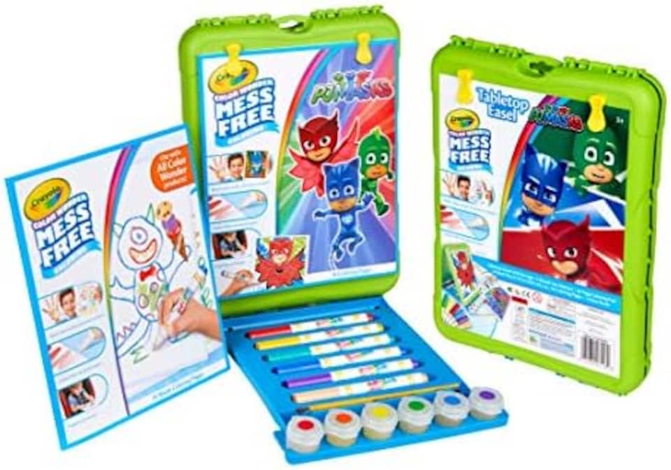 image 1 of Crayola PJ Masks Color Wonder Tabletop Easel