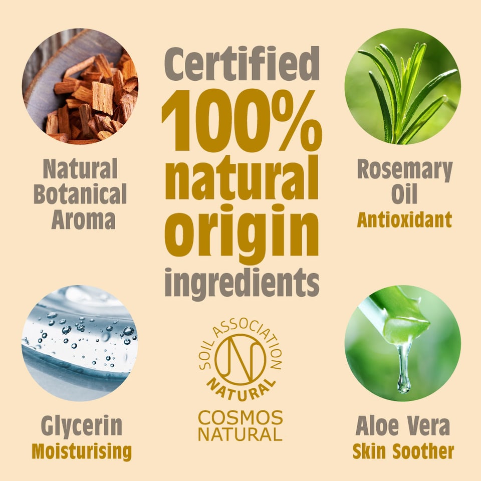 image 1 of Salt of the Earth Natural Deodorant Roll on Refill x7 Uses Amber & Sandalwood Natural Origin Ingredients Vegan 525ml