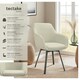 image 2 of Dining Chair Alicon - swivel armchair with padding and continuous backrest - Set of 2 Grey | Greige