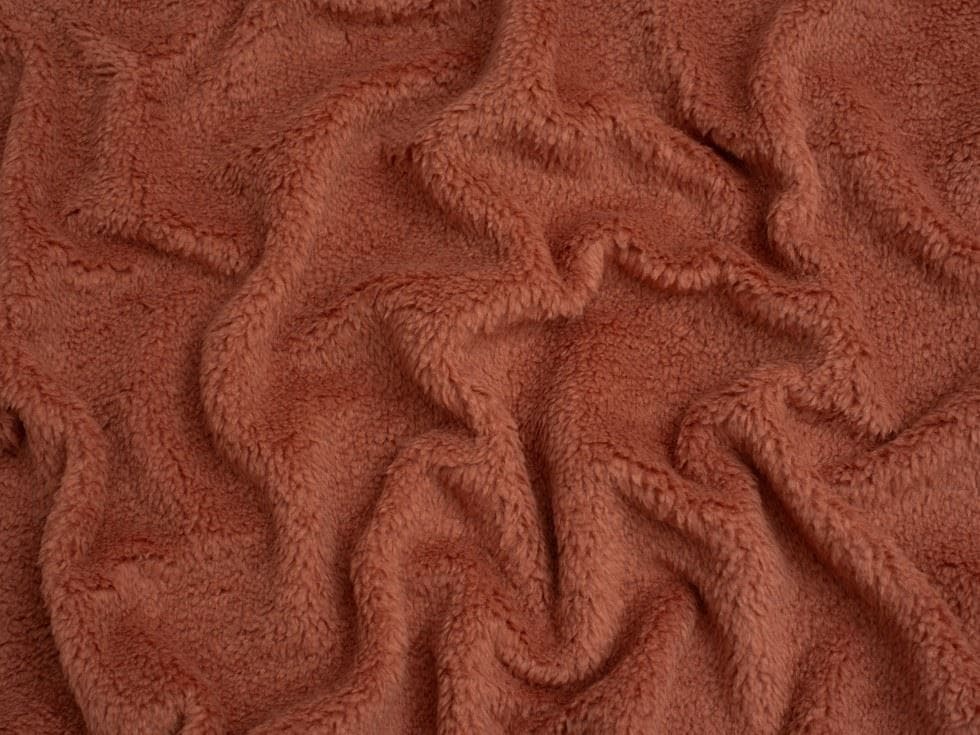 Minerva Core Range Brown Baby Soft Sherpa Fleece Fur Fabric for Dressmaking, Toy Making, 150cm / 59" Wide - per metre