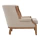 image 3 of Interiors by Premier Cabra Cream Chair Cream