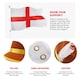 image 2 of Pack of 1 England Flag + Brown Bavarian Hat Brown | One Size