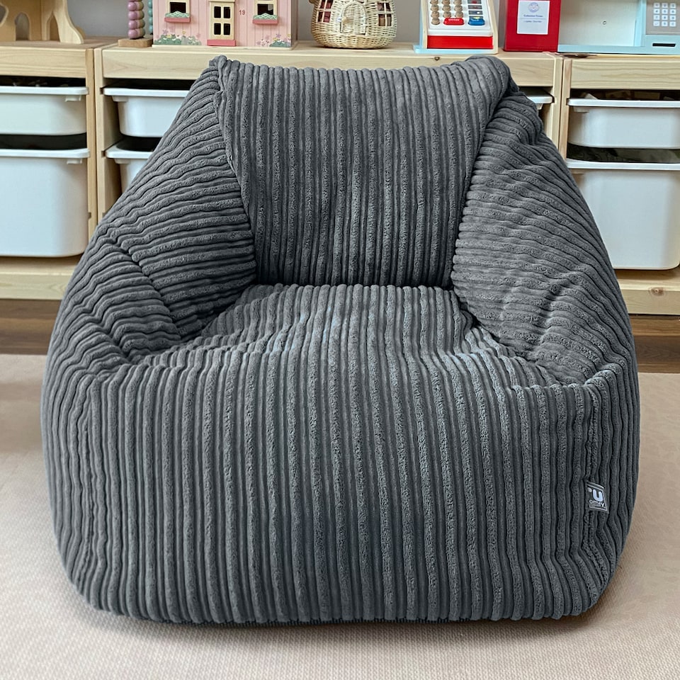 image 1 of rucomfy Indoor Jumbo Cord Snuggle Bean Bag Chair for Kids