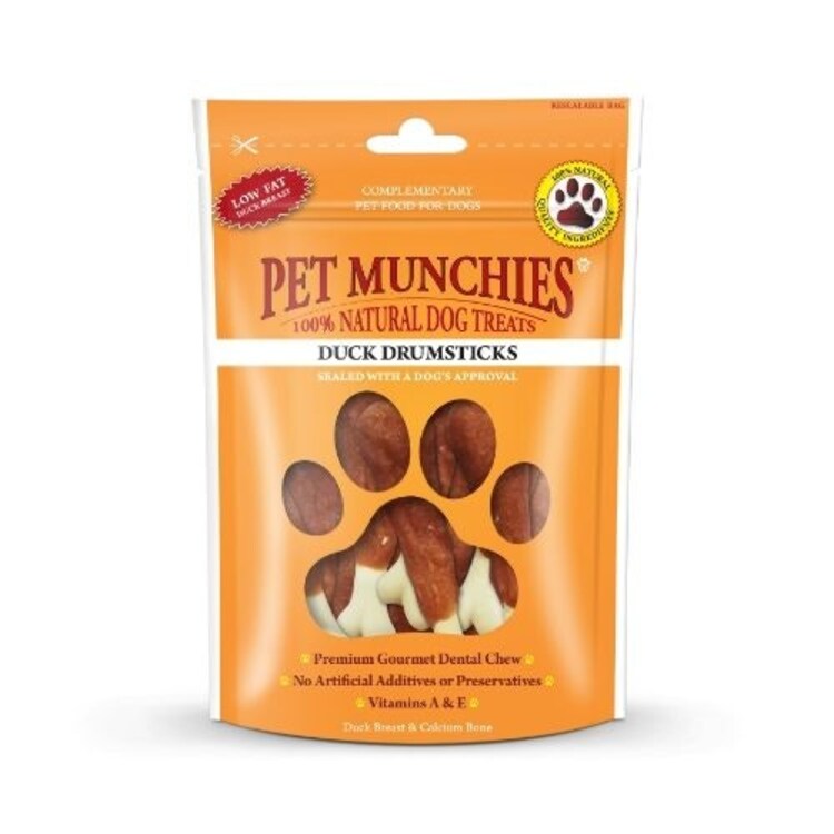 Pet Munchies Duck Drumsticks 100G (Pack Of 8)