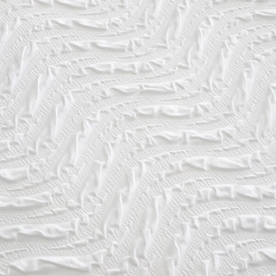 image 1 of Catherine Lansfield Heatset Wave King Duvet Set White White | King