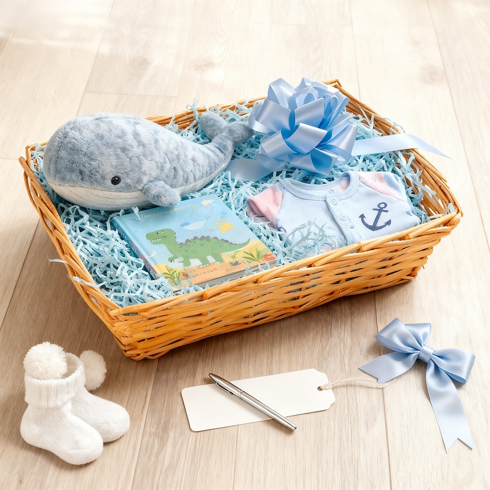 image 1 of Wickerfield Set of 10 Honey Wicker Hamper Trays, Medium Gift Basket Trays