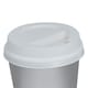image 3 of Plastic Sip Through Lids For 8oz Hot Drink Cups White - Lids Only | White | White | One Size | 500