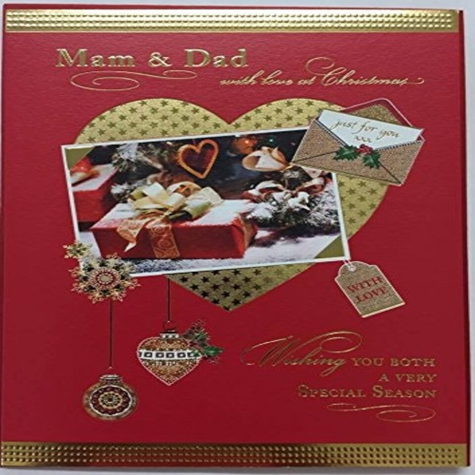 image 1 of TRADITIONAL MUM & DAD CHRISTMAS - BOTH OF YOU GREETING CARD