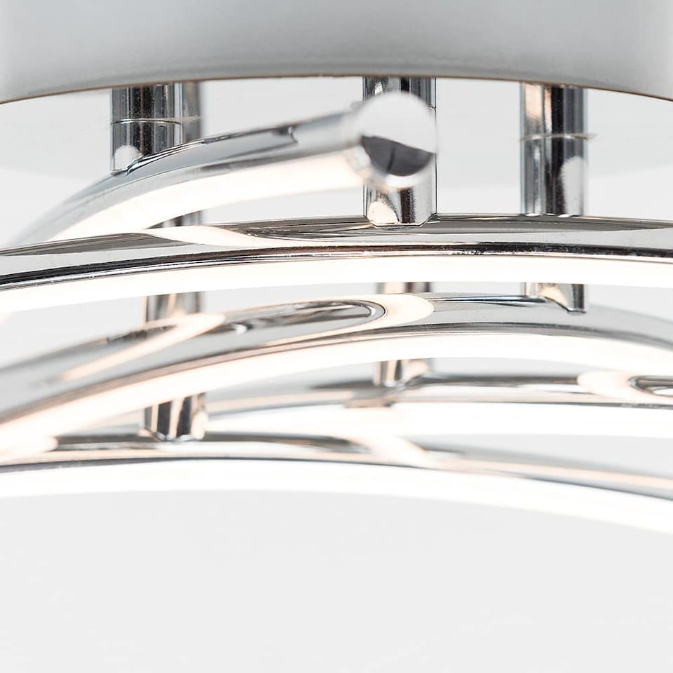 image 1 of ValueLights Marais Silver Ceiling Bar Light | Chrome