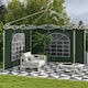 image 2 of Outsunny 3x3(m) or 3x6m Pop Up Gazebo Side Panels Replacement, 2 Pack, Green