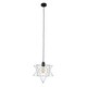 image 4 of ValueLights Casco Matte Black Pendant Light with Grey Novelty Shade and E27 Pear LED 4W Warm White 2700K Bulb